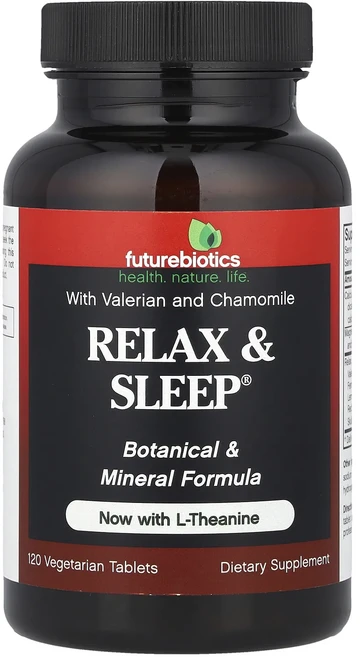 헁복하고 건강하세요 Futurebiotics Relax & Sleep® 베지 정제 120정 늘 챙기셔야합니다, 1개 - 쿠팡