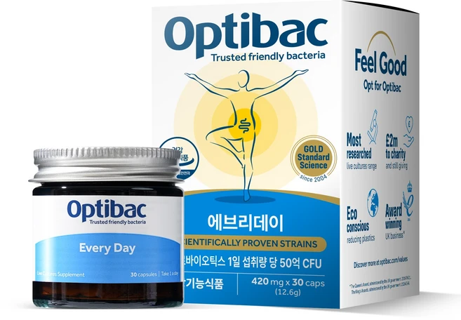 옵티박 에브리데이 영국왕실상 수상 남녀노소 일상유산균 50억 CFU, 1개, 30정 - 쿠팡