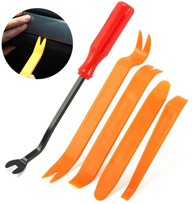 차량용 내장제 리무버 헤라 4종 세트, 오렌지