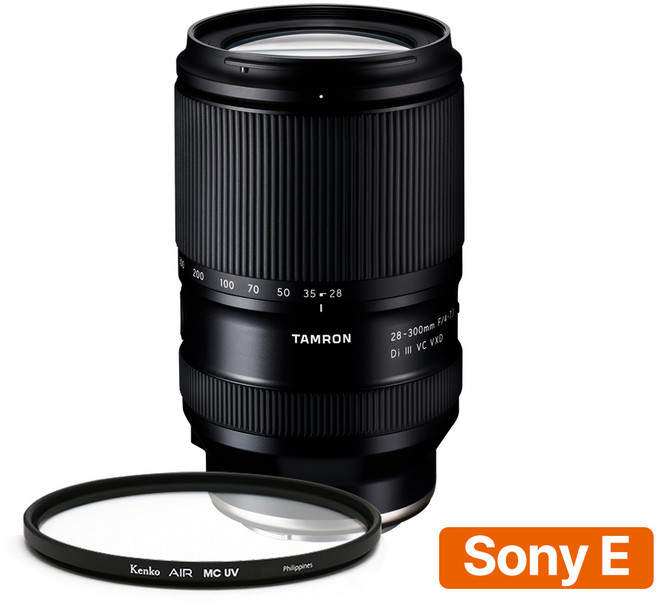 [지금사면 무상보증 3년] 탐론 28-300mm F/4-7.1 Di III VC VXD A074 소니 FE렌즈 + 겐코 AIR MCUV 67mm, 단일품목