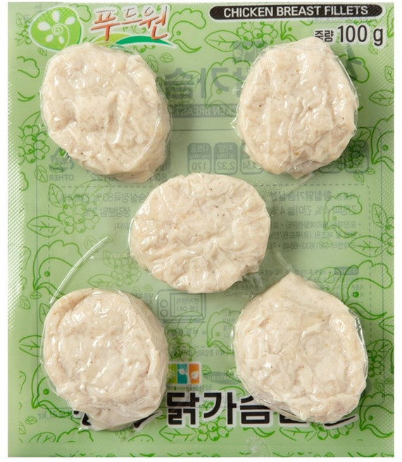 푸드원 맛닭 닭가슴살 스테이크 볼 오리지널, 100g, 30개