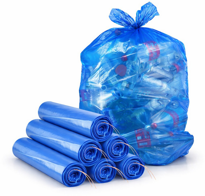 핸디데이 쓰레기봉투 청색 50매, 6개, 50L