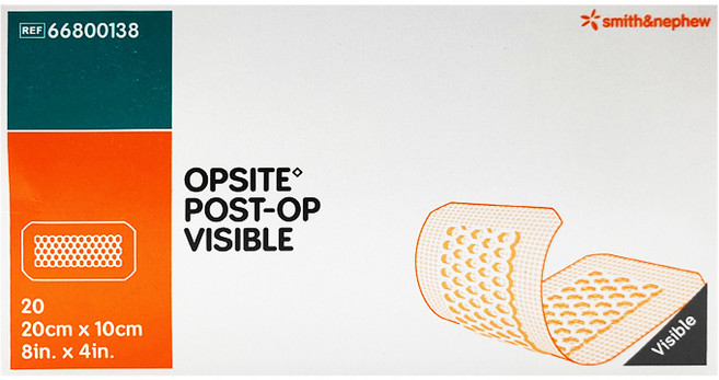오피사이트 포스트오피 비저블 습윤밴드 방수 상처보호, 1박스, 20개입