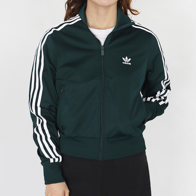 아디다스 W ADICOLOR CLASSIC 파이어버드 트랙탑 져지 오로라 아이비+화이트