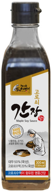 피아골미선씨 전통한식 프리미엄 고로쇠간장 300ml, 1개