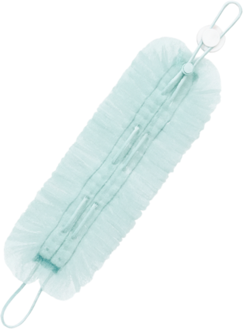 루모로 바디 롱 부드러운 샤워볼 샤워타올, 블루, 1개, 1개입