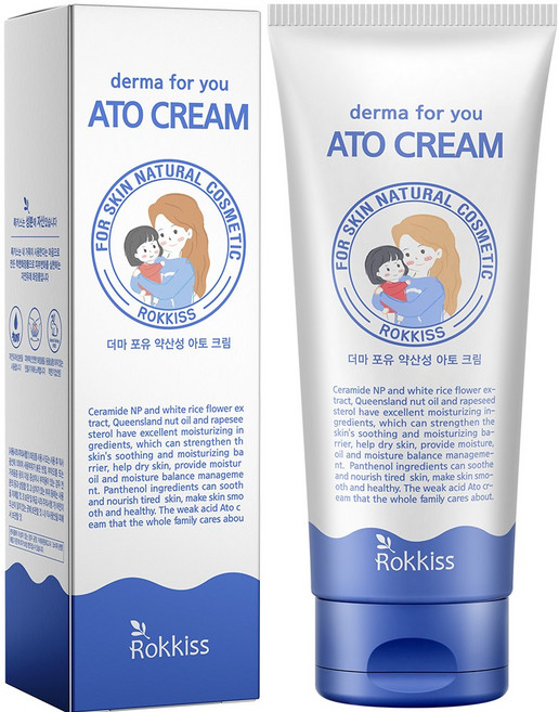 록키스 더마 포유 약산성 아토 크림, 1개, 150ml