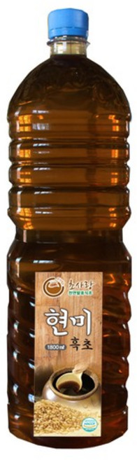 현미흑초 1.8L/흑초 현미식초 생산자직접판매, 1.8L, 1개