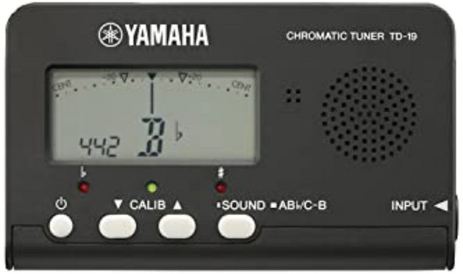 야마하 튜너 튜너기 크로매틱 블랙 매트로놈 YAMAHA, 1개