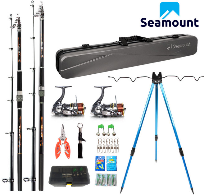 시마운트 커스텀X 원투 낚시대세트 /바다 낚시대 2종, 커스텀X 원투대 2종세트/270+300