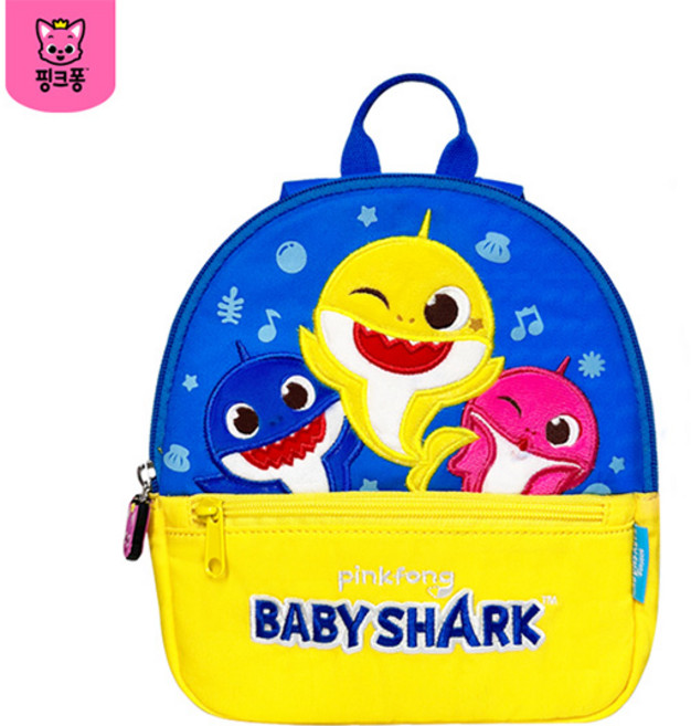 핑크퐁 미아방지배낭-아기상어 가족블루 B123 (R0344)