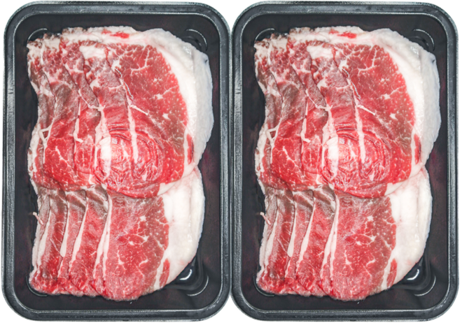 국내산 차돌박이 구이용 소고기, 2개, 200g