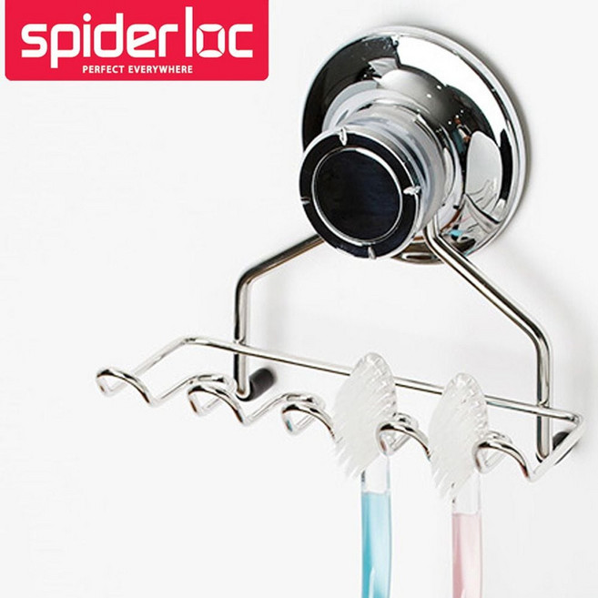 스파이더락 와이어 칫솔걸이 큐방 흡착판 1(PCS) 46123 PN top+166yi