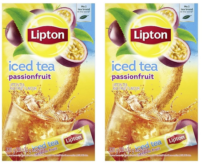 호주 립톤 인스턴트 패션후르츠 아이스티 스틱 파우더 드링크, 16g X 20개입, 2개, 16g