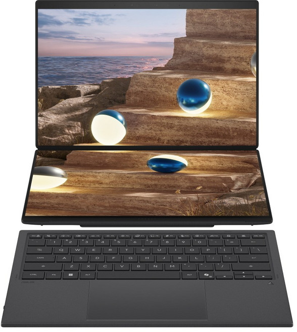 에이수스 2026 젠북듀오 14 OLED 3K 인텔코어 Ultra9, UX8407AA-SN104W, WIN11 Home, 32GB, 2TB, 모허 그레이 - 에이수스 노트북