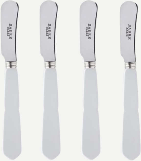 사브르 구스타브 버터 스프레더 4개 세트 (컬러5종)