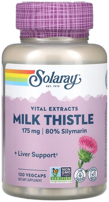 몸관리하세요 겨울입니다 Solaray 필수 추출물 밀크시슬 베지 캡슐 120정 특별관리진행, Solaray필수추출물밀크시슬베지캡슐120정, 1개 - 쿠팡