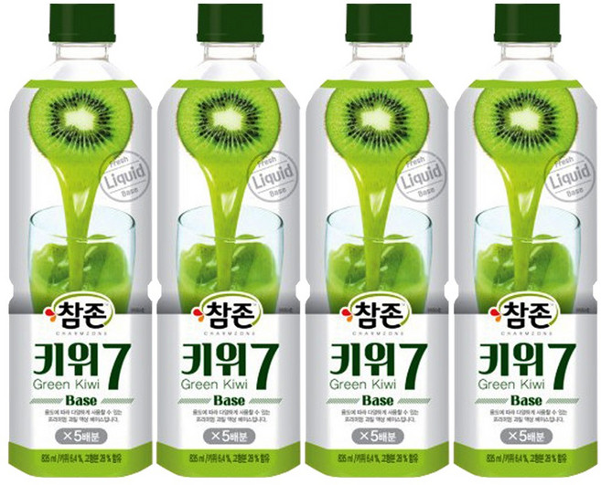 참존식품 키위7베이스, 835ml, 4개
