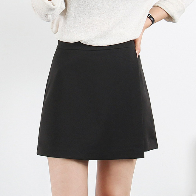 S~3XL 빅사이즈 여성 치마반바지 미니스커트 시몬 치마바지 밴딩치마