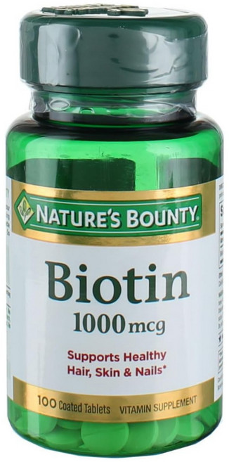 Nature's Bounty 프리미엄 데일리 비오틴 1000mcg 100정, 1개