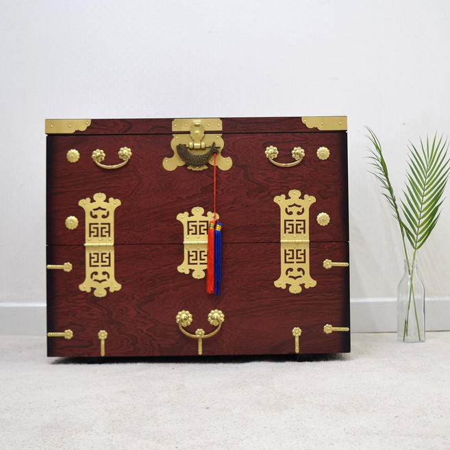 남원 향림공예 왕관 제기함 600 x 395 높이 490 (37p 수납) 제기 보관함 목기함 박스, 1개