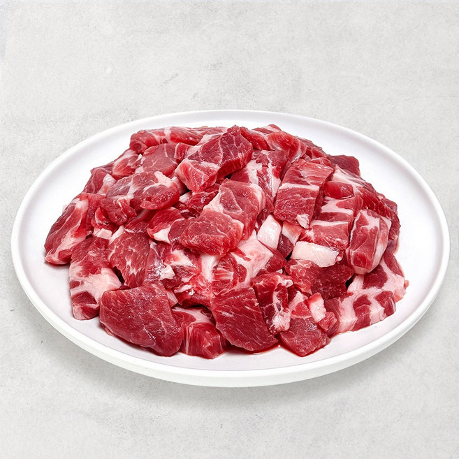 국내산 돼지 뒷다리살 1kg (찌개용), 1개