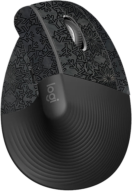 로지텍 MX Lift 호환 하프커버 마우스 그립 스티커, 패턴블랙, Logitech MX Lift