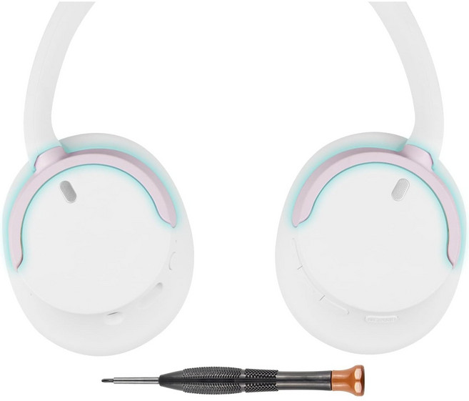 SOULWIT 헤드밴드 행거 브래킷 회전 힌지 조인트 피벗 교체 부품-호환 소니 WH-CH720N(WHCH720N) 노이즈 캔슬링 무선 헤드폰 플라스틱 헤드셋 부착물 1쌍, Pink, 1세트, WHCH720N