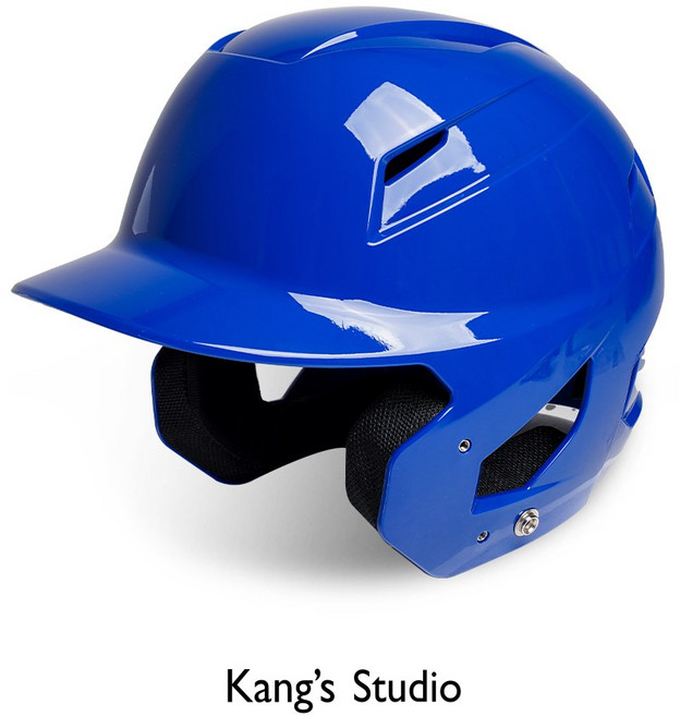 [BMC스포츠] 강스 스튜디오 리틀 프로 유소년 야구 양귀헬멧 - 로얄블루, 1개