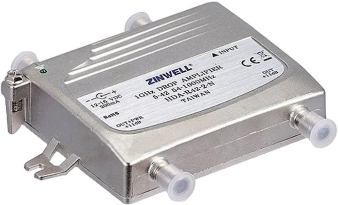 Zinwell 兆赫 HDA-RA42-2-N 室內電視訊號自動強波器