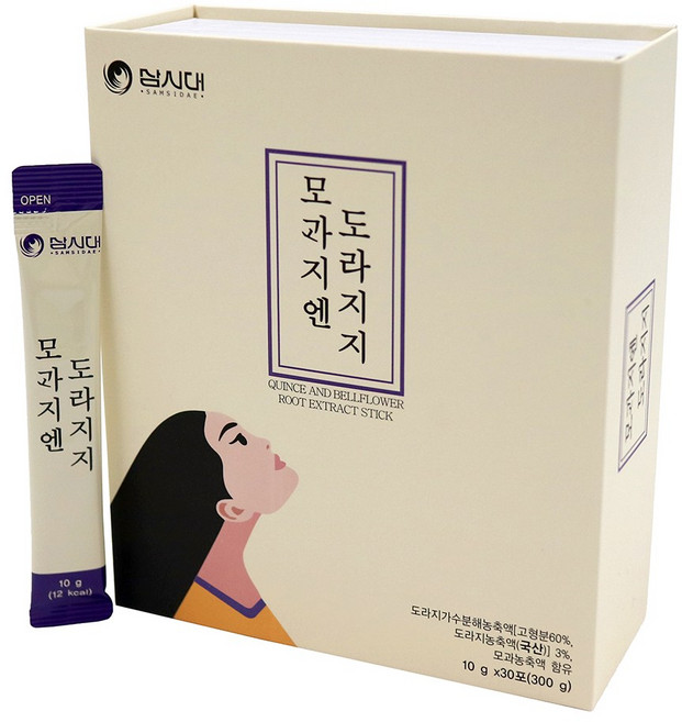 모과지엔 도라지지 배도라지 농축액 스틱 환절기 건강 10g X 30포, 300g, 1개