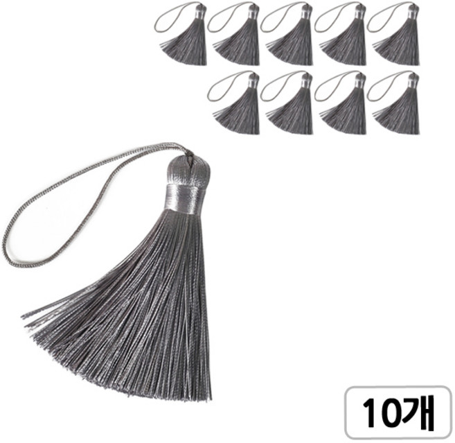 [모핸] 매직자수 태슬, 28.그레이, 10개