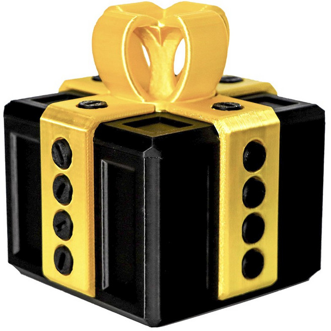 salimm 웃긴 킹받는 재밌는 쓸데없는 선물 박스, 1개, 블랙