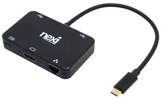 USB C타입 서피스프로7 멀티컨버터 노트북 HDMI 모니터 확장 인터넷랜포트 유선랜카드 PD충전포트 허브 삼성DEX지원 썬더볼트3 맥북프로 맥북에어 영상 미러링잭
