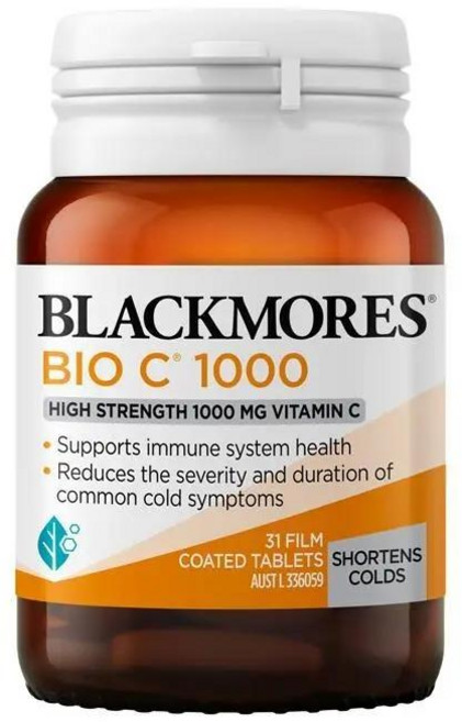 호주 블랙모어스 Blackmores Bio Vitamin C 바이오 비타민C 1000mg, 5개, 31정