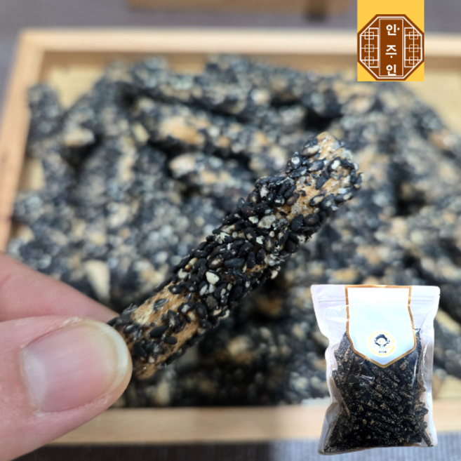 [NEW] 흑임자 구운 참마스틱 대용량 고소 달콤 건강 영양 부모님간식, 1개, 500g