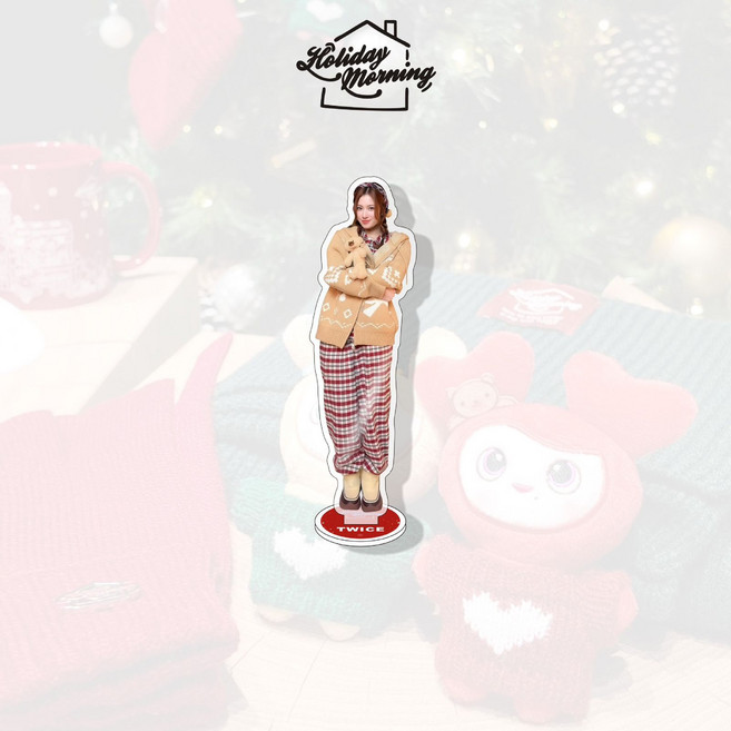 TWICE 亞克力立牌 聖誕節系列 桌面擺件, 1個, SANA