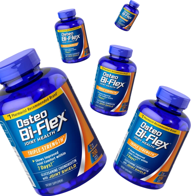 오스테오 바이플렉스 조인트 헬스 트리플 스트렝스 글루코사민 콘드로이친 조인트 쉴드 (Osteo Bi-Flex), 200정, 5개 - 쿠팡