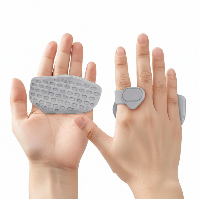 두두타운 실리콘 헬스 철봉 장갑, 1개, 그레이