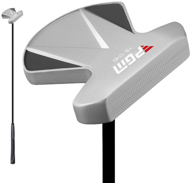 PGM 제로토크퍼터 남자 여성퍼터 저중심 센터샤프트퍼터 실버, 3도, R