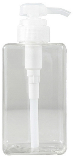 라라밤 투명 모던 디스펜서 450ml, 2개, 투명 액체형