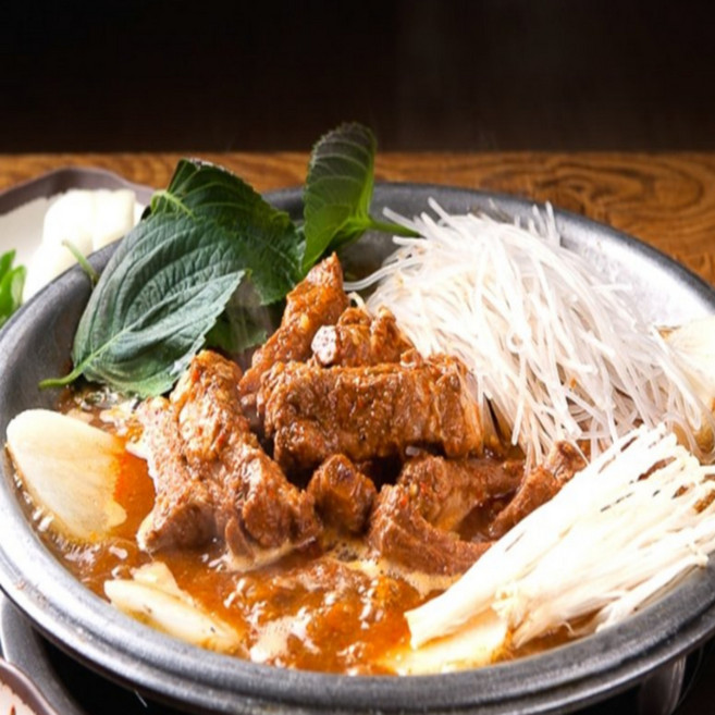 국내산 원육 양념 돼지등갈비 찜용 쪽갈비 밀키트, 1개, 1kg