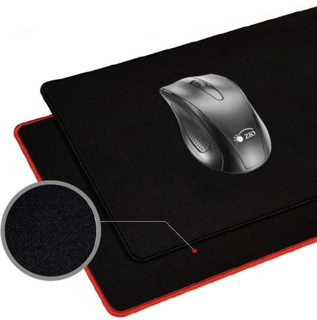 업무용 컴퓨터 게임용 도톰한 방수 마우스 장패드 / 대형 매트 게이밍, 레드, 1개