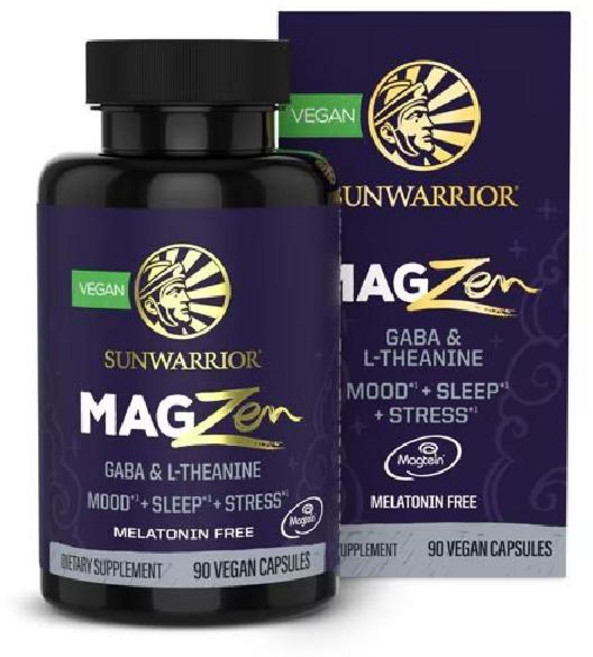 선워리어- Vegan MagZen GABA l-테아닌 베지 캡슐 90정