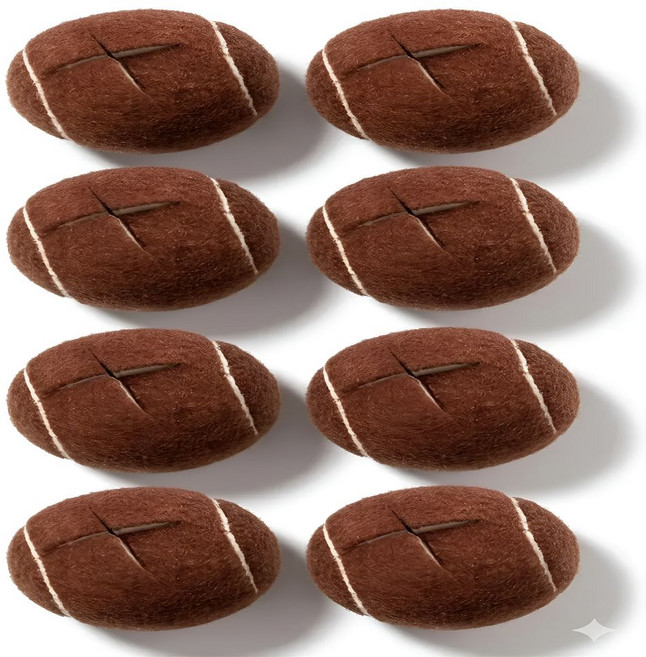 오리비아 소음방지 테니스공 의자발 커버, 8개, 브라운