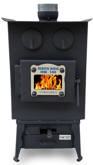 제이디레포츠 블랙홀300 화목난로 군고구마통 30평, 상세 참조