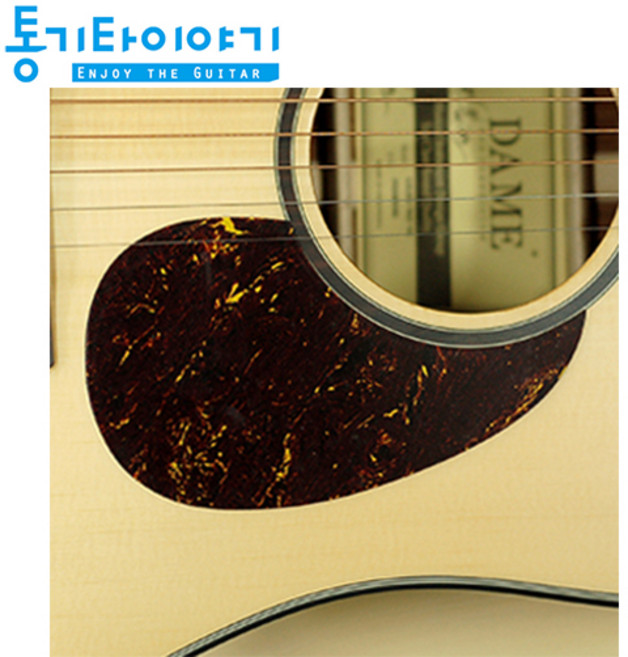 통기타 픽가드 마틴형 테일러형 색상 선택가능 기타보호, 마틴형(블랙), 1개