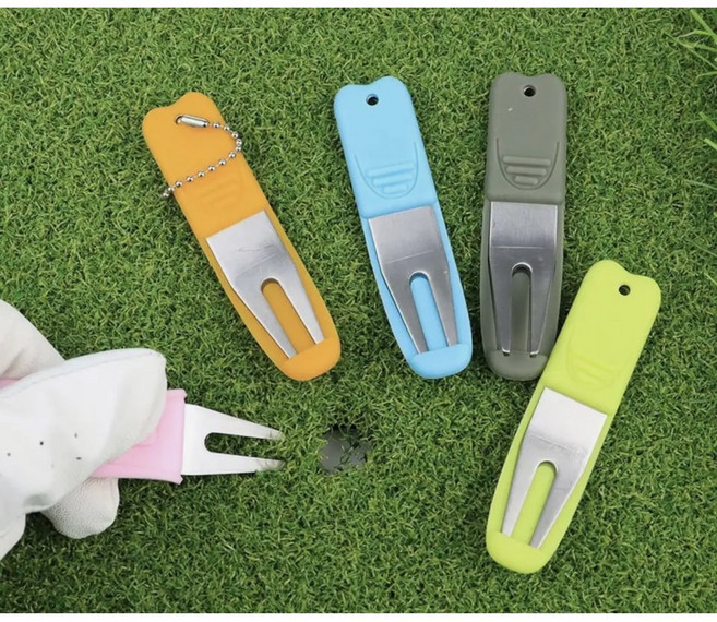 [최부장골프] 퍼터키퍼 그린보수기5종 실리콘캡형 라운딩용품, 그레이