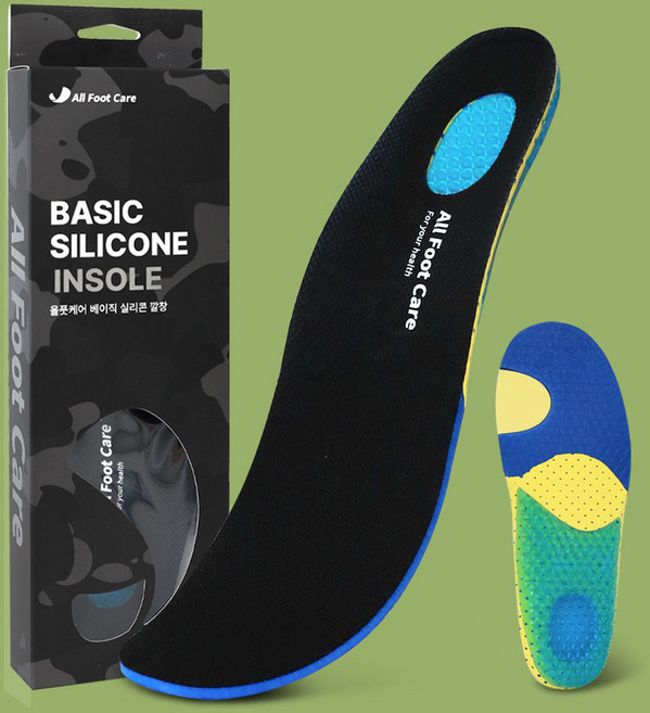 올풋케어 군화깔창 기능성 실리콘 행군 안전화 군화 군인 군대 깔창
