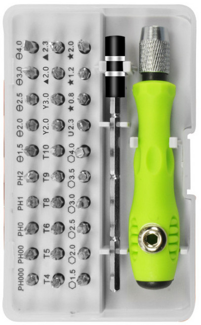 30가지 드라이버 세트 별 육각 일자 십자 삼각 드라이버, 1개